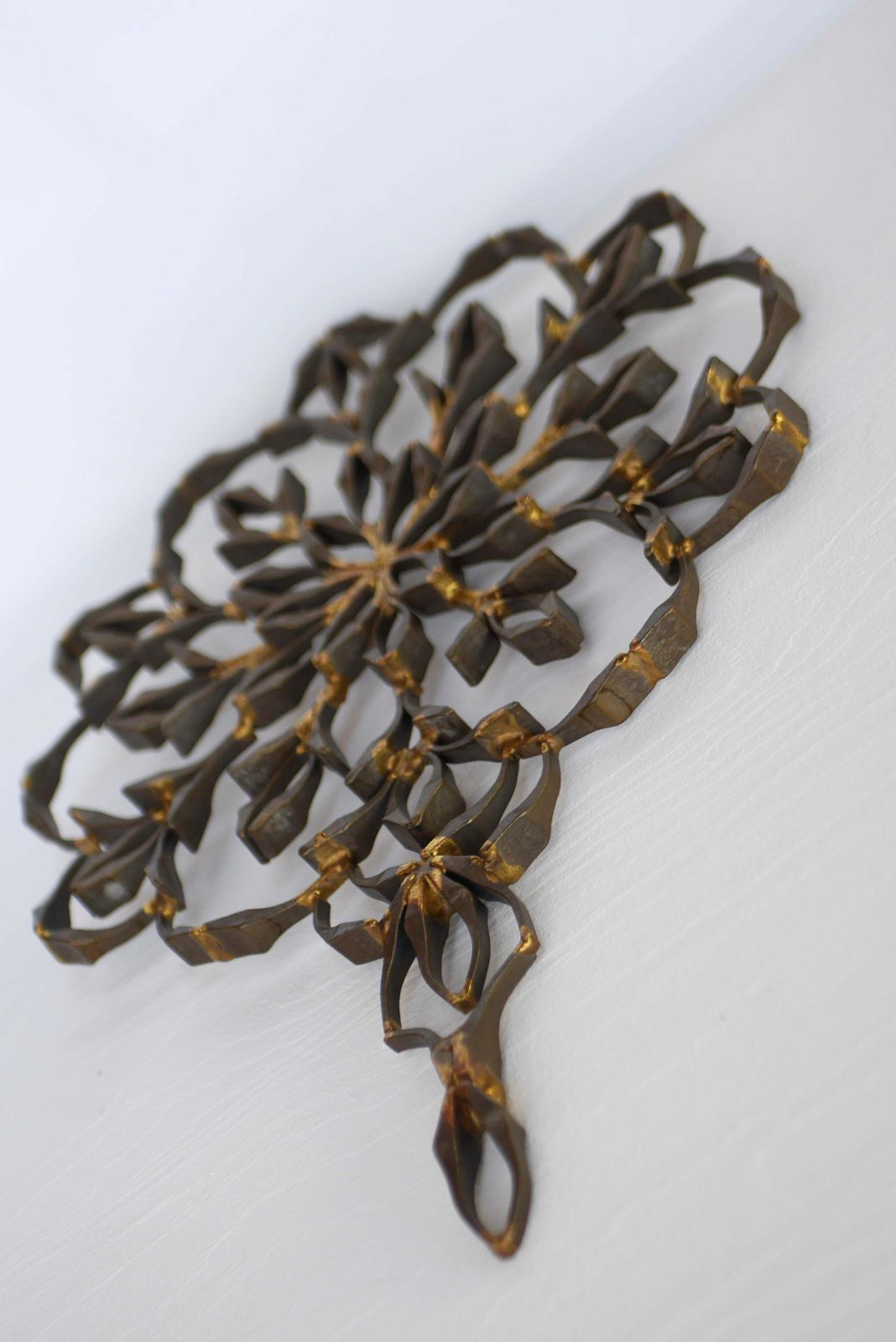 Mid Century Modern Decoratief Metalen Raamhanger photo Verlichting