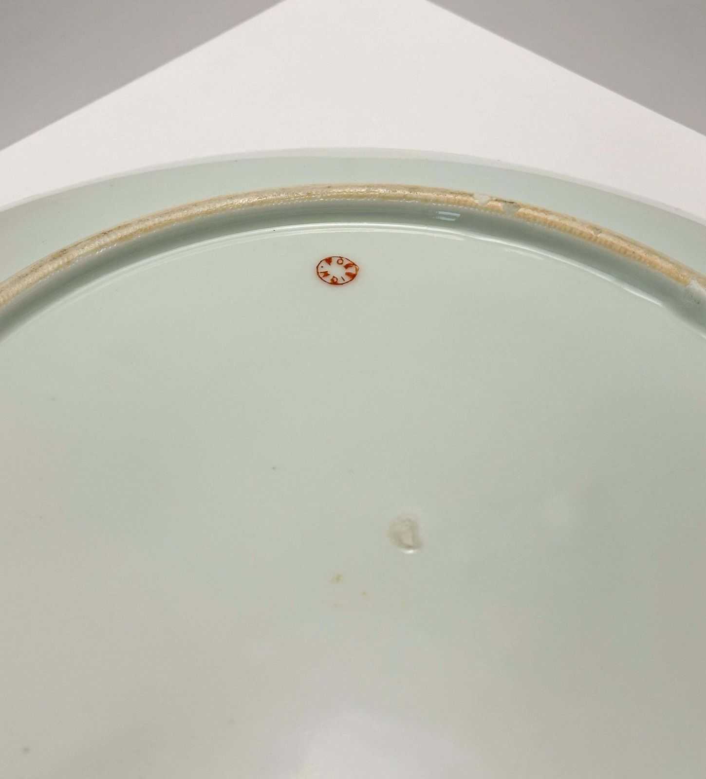 Japanese Yellow And Black Chinoiserie Style Porcelain Charger Plate 1930s photo buy
