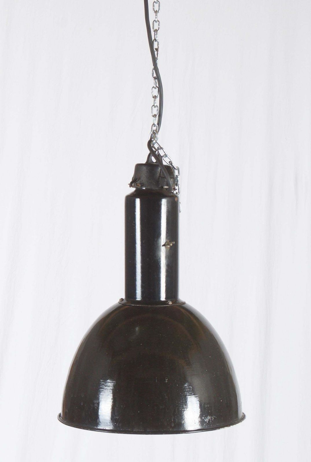 Large Black Factory, Industrial Pendant Lamp photo 338.0