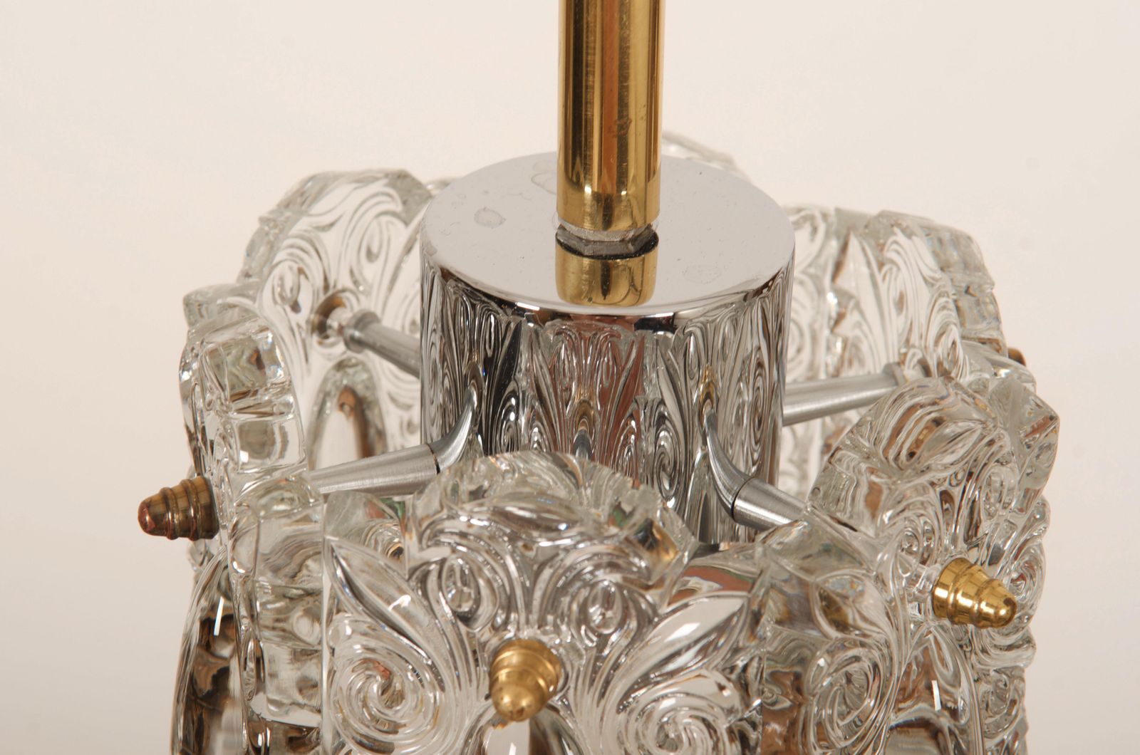 Glass Pendant Lamp From The 1970s photo buy