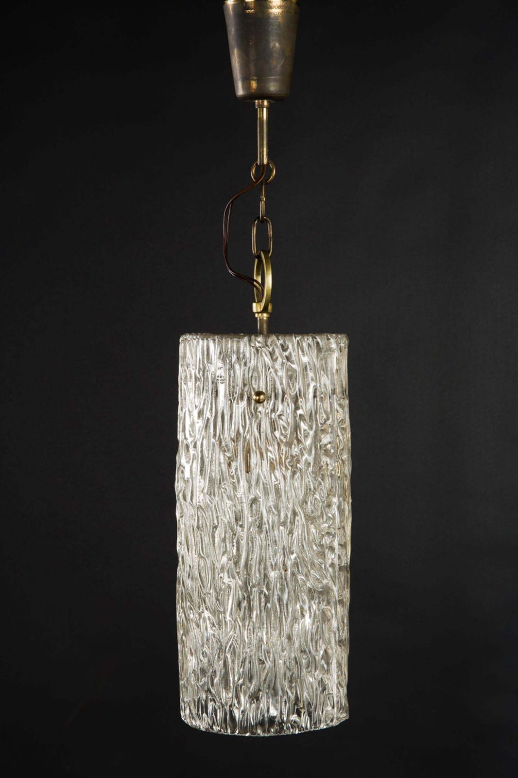 Structured Glass Pendant Chandelier By J.T. Kalmar photo furniture