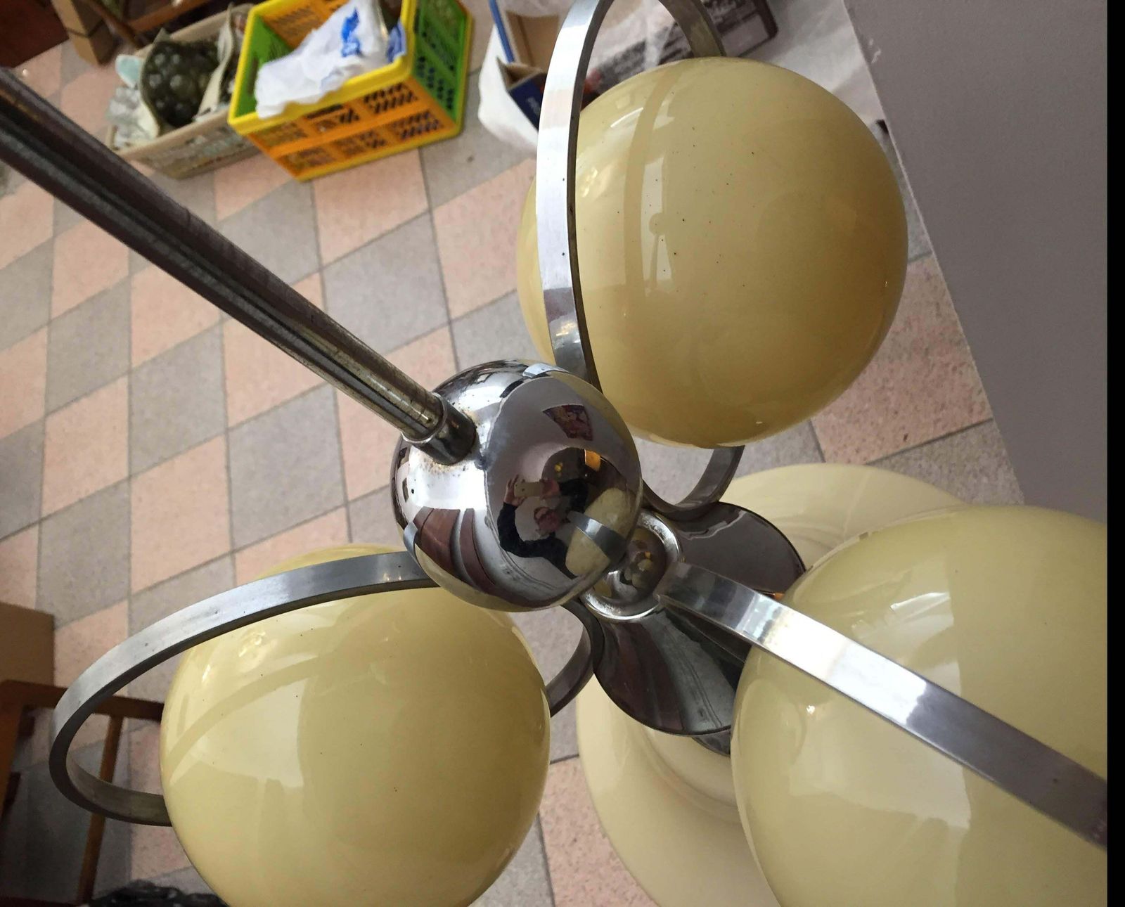Art Deco Ball Chandelier photo vinterior