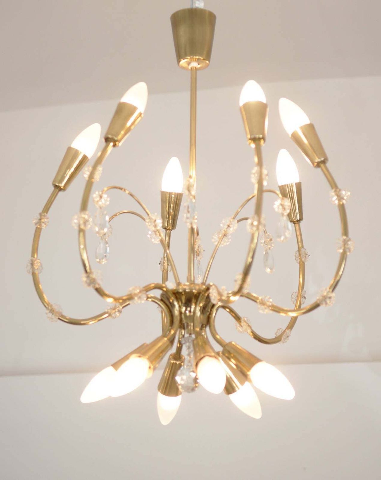 Brass Chandelier By Rupert Nikoll photo buy