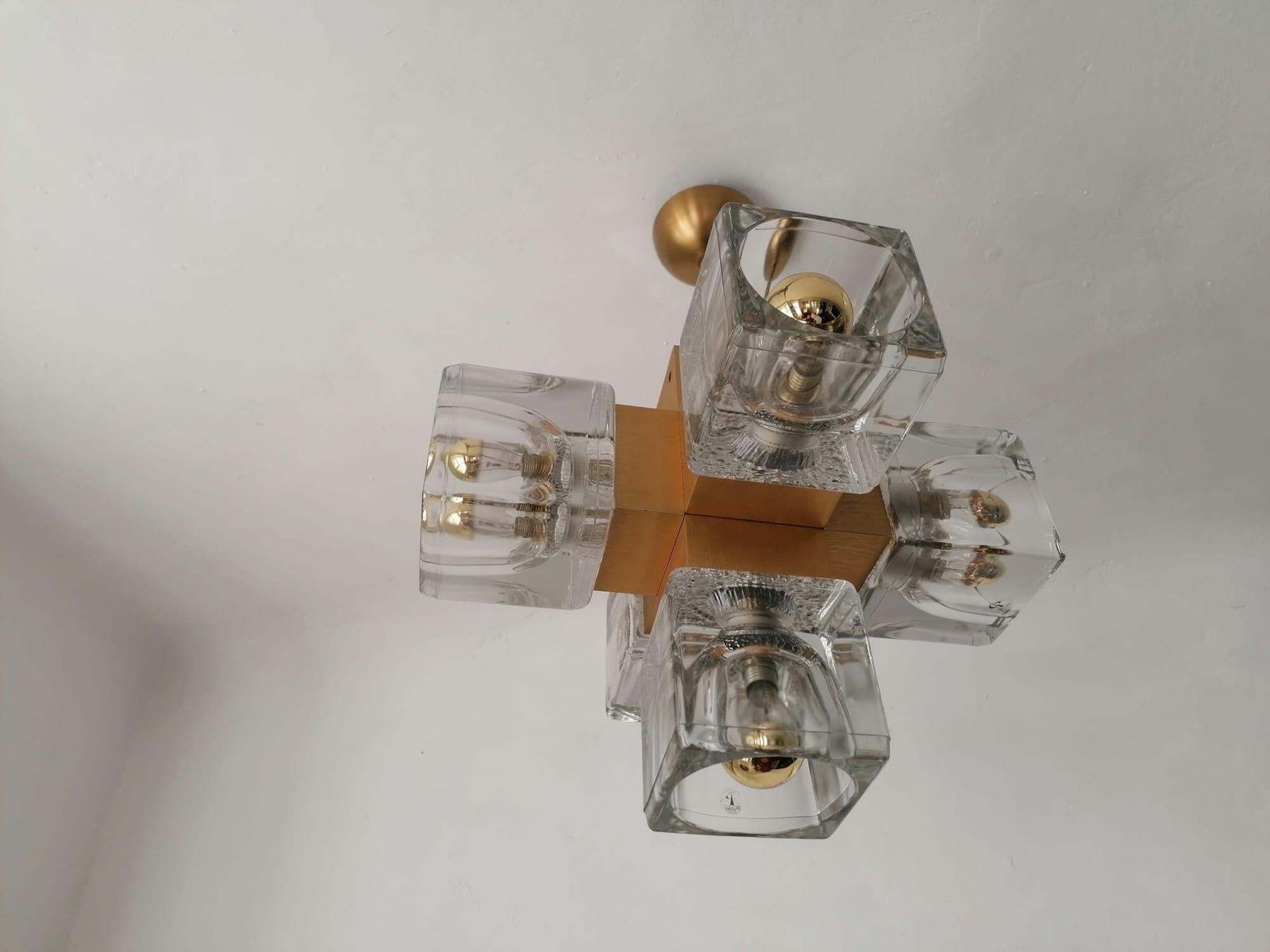 998.0 Beautiful Midcentury Chandelier By Peil & Putzler photo