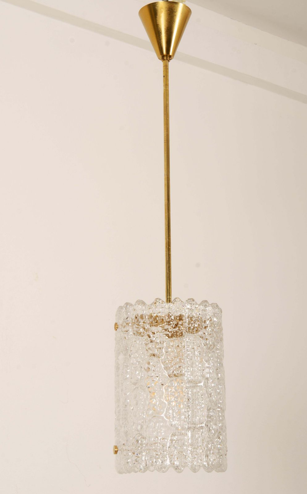 Kristallen Hanglamp Van Carl Fagerlund Voor Orrefors, Zweden photo vintage
