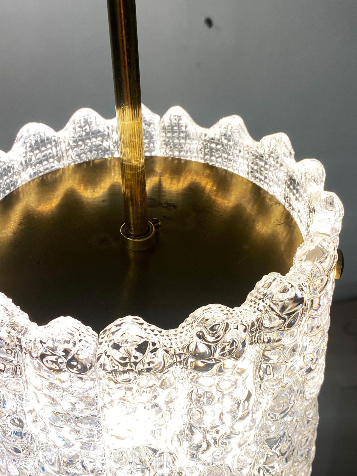 photo buy Crystal Pendant By Carl Fagerlund For Orrefors, Sweden