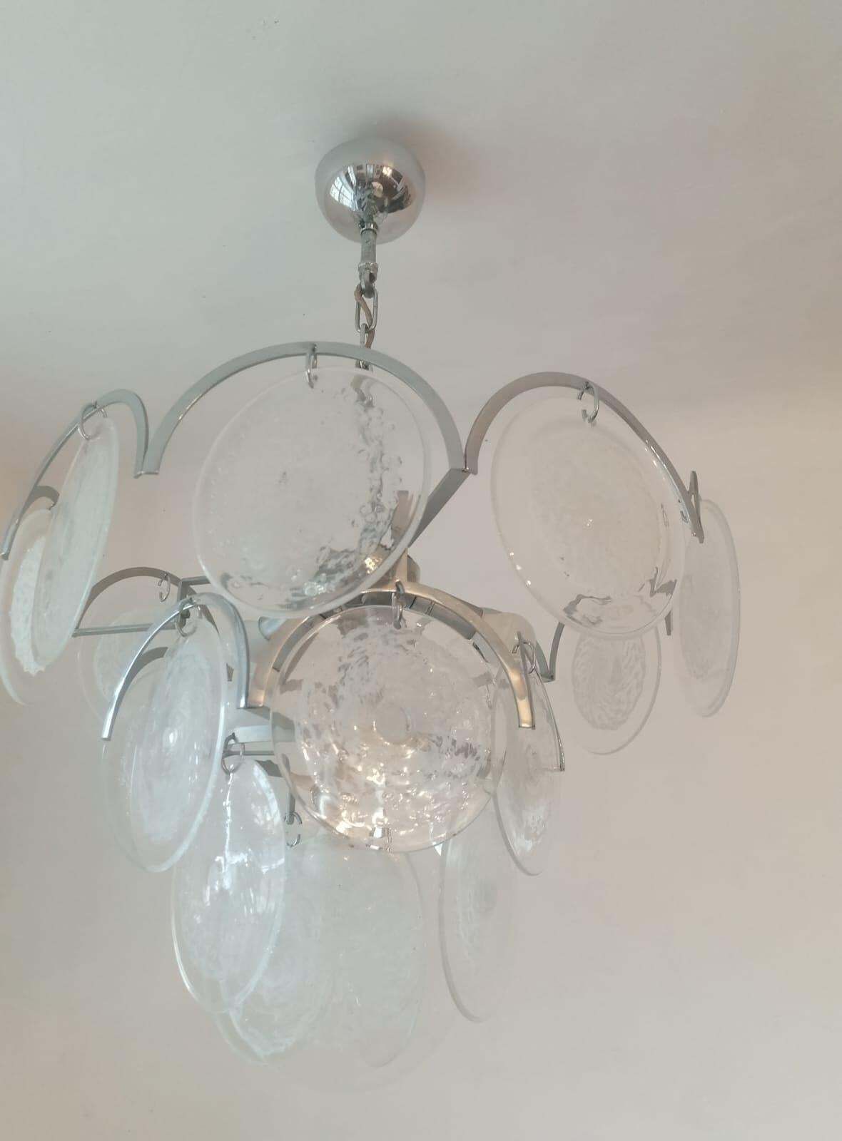 Art Glass Chandelier By Gino Vistosi photo Lighting