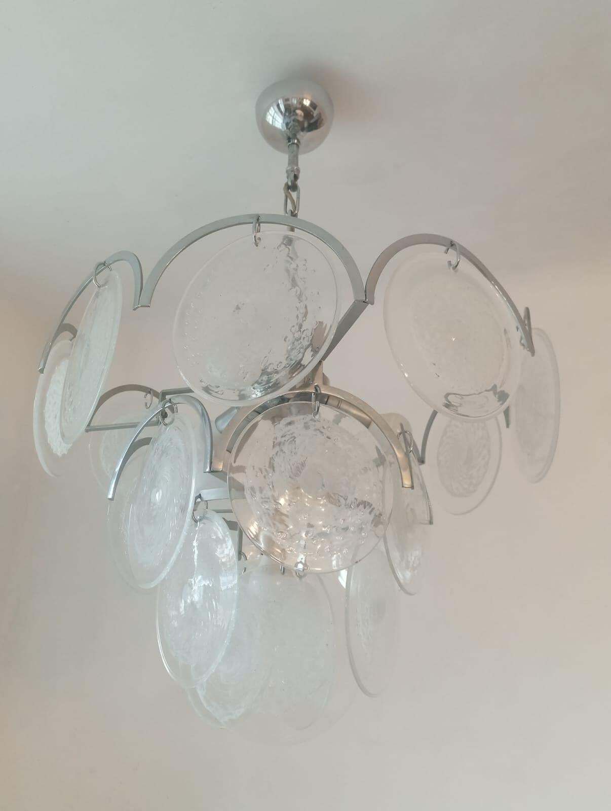 Art Glass Chandelier By Gino Vistosi photo vinterior