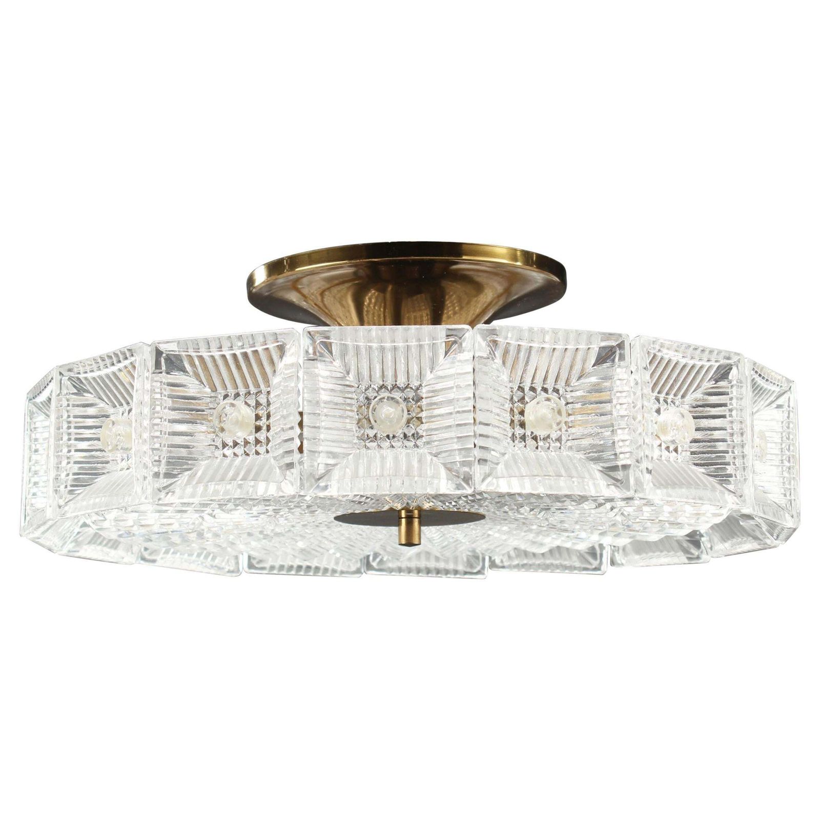 Chandelier By Carl Fagerlund For Orrefors Glassworks