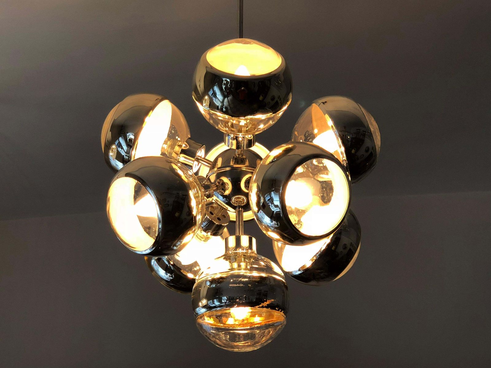 Mooie Mid Century Hanglamp Van Peil & Putzler photo buy