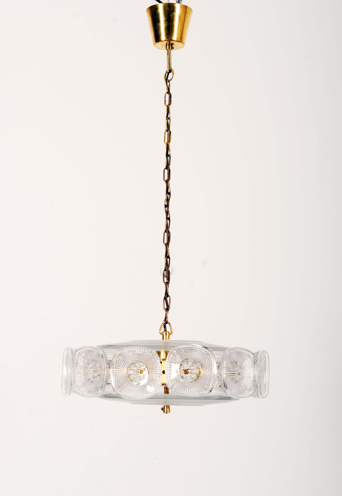 Vineta Chandelier By Kjell Blomberg For Gullaskruf From The 1960s photo buy