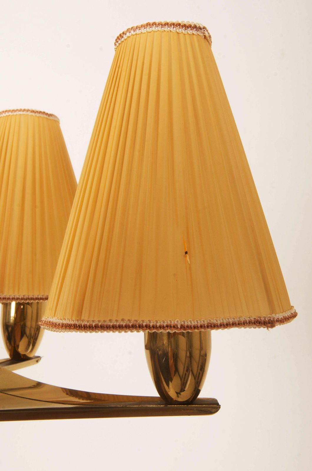 Midcentury Brass Chandelier By Rupert Nikoll photo buy