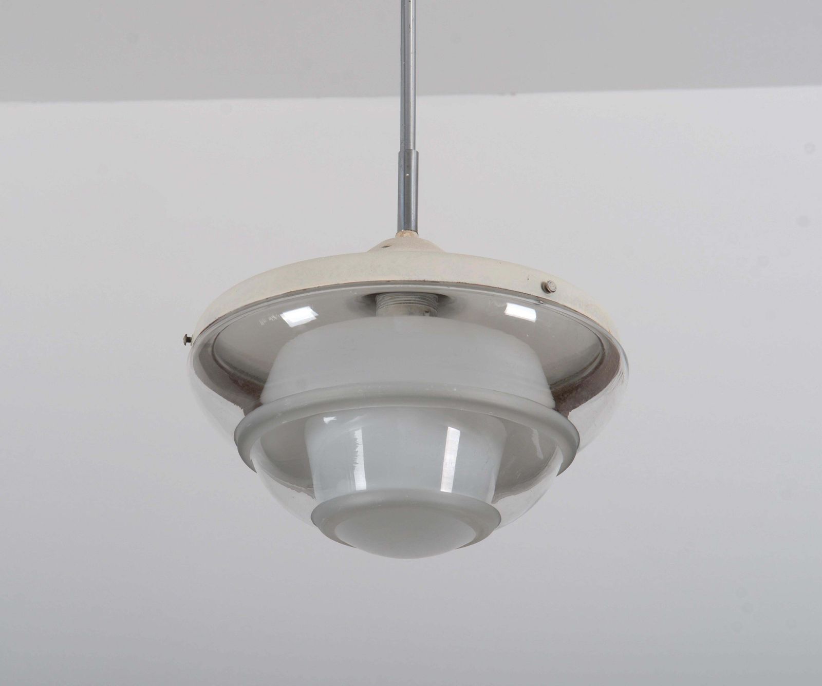 Bauhaus Opaline Glass Pendant By Karl Gustaf Lindesvärd photo Lighting