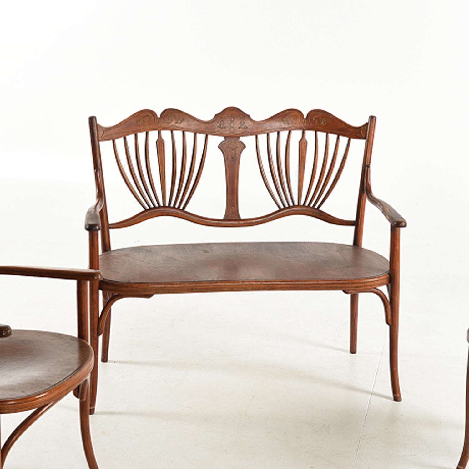 Art Nouveau Fischel Salon Suite Catalog Number 150 photo furniture