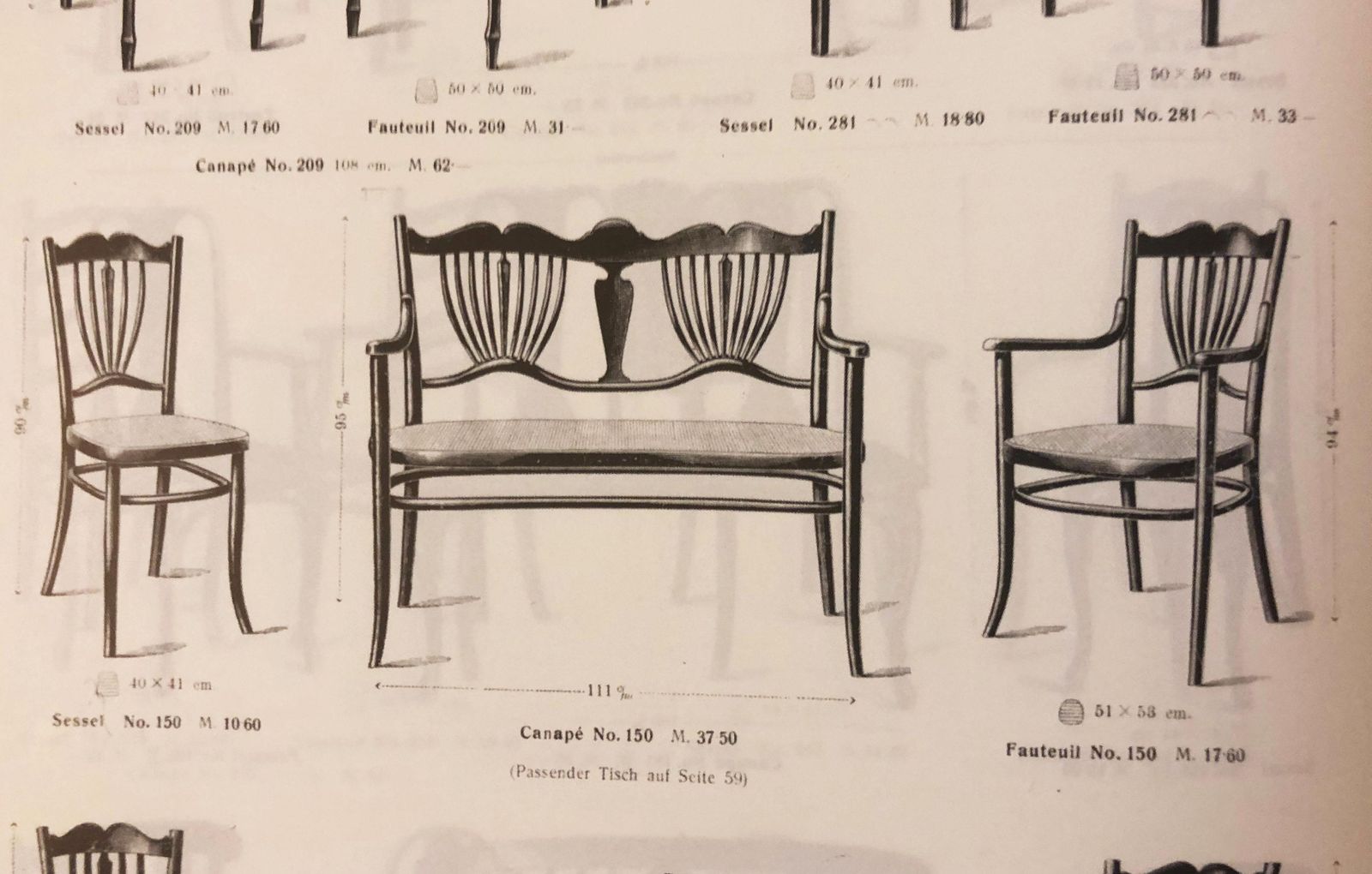 Art Nouveau Fischel Salon Suite Catalog Number 150 photo 2302.0