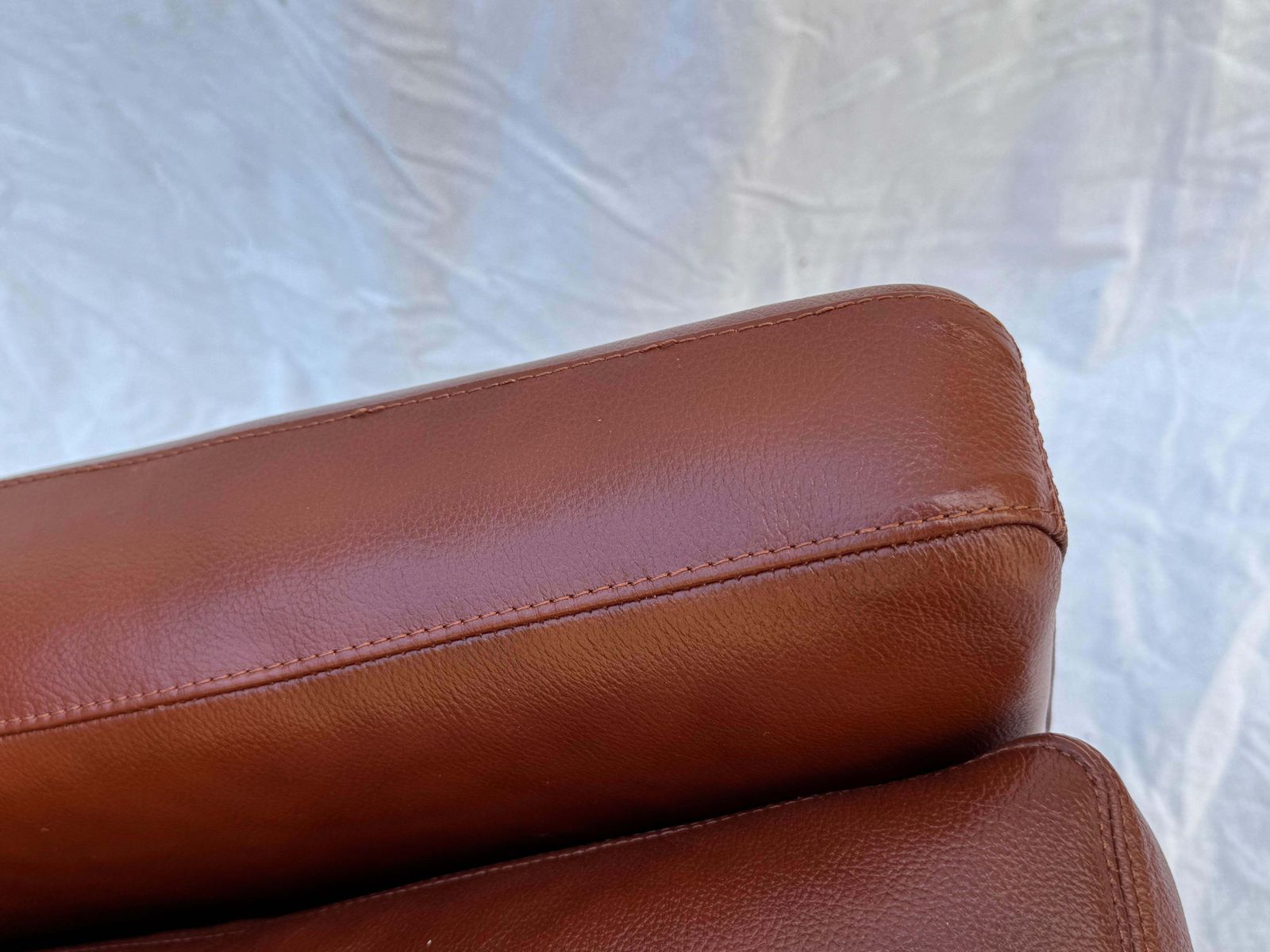 Frederik A. Kayser Wingback Chair Armchair Upholstered In Leather photo buy