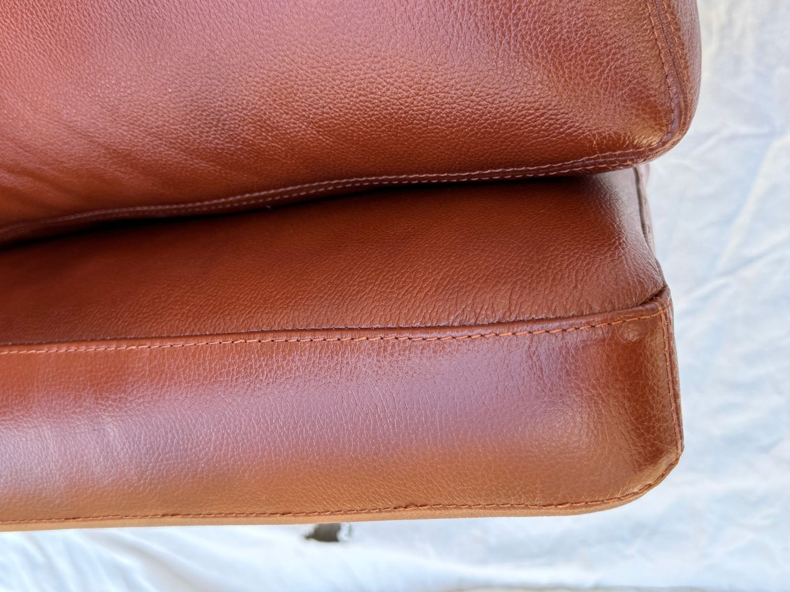 photo furniture Frederik A. Kayser Wingback Chair Armchair Upholstered In Leather
