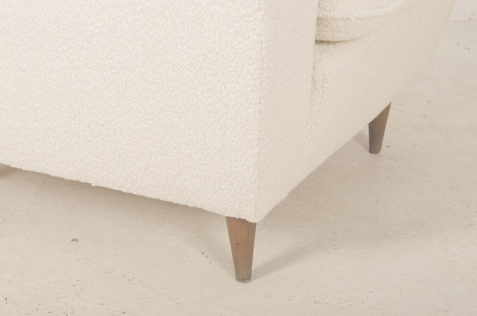 Furniture Lounge Or Wingback Chairs In Cream Bouclé By Melchiorre Bega photo