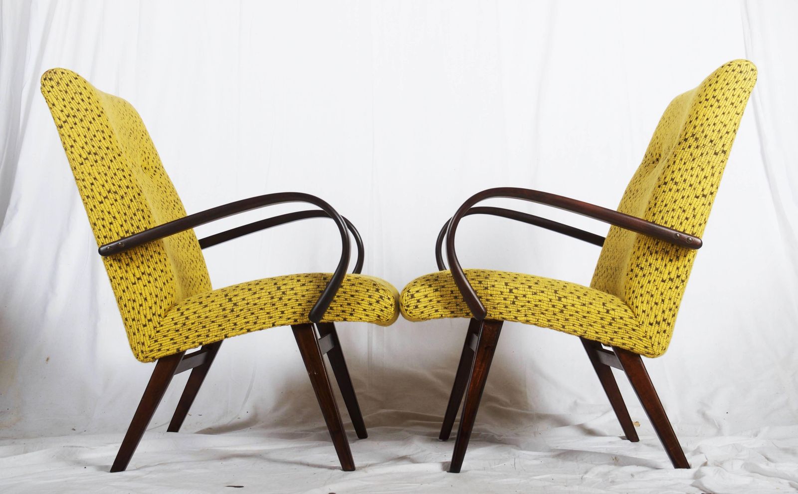 Pair Of Mid Century Czech Armchairs photo vinterior