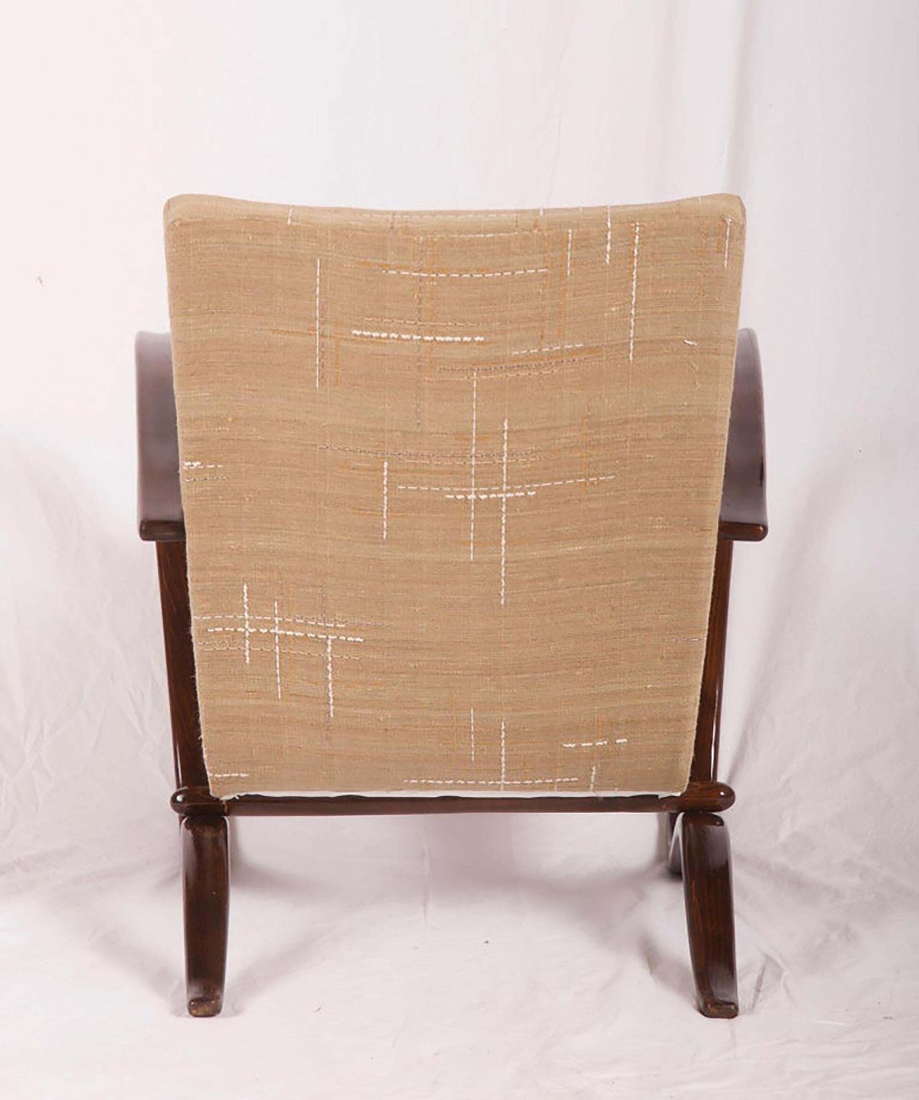 photo for sale Art Deco Thonet H269 Armchairs By Jindrich Halabala