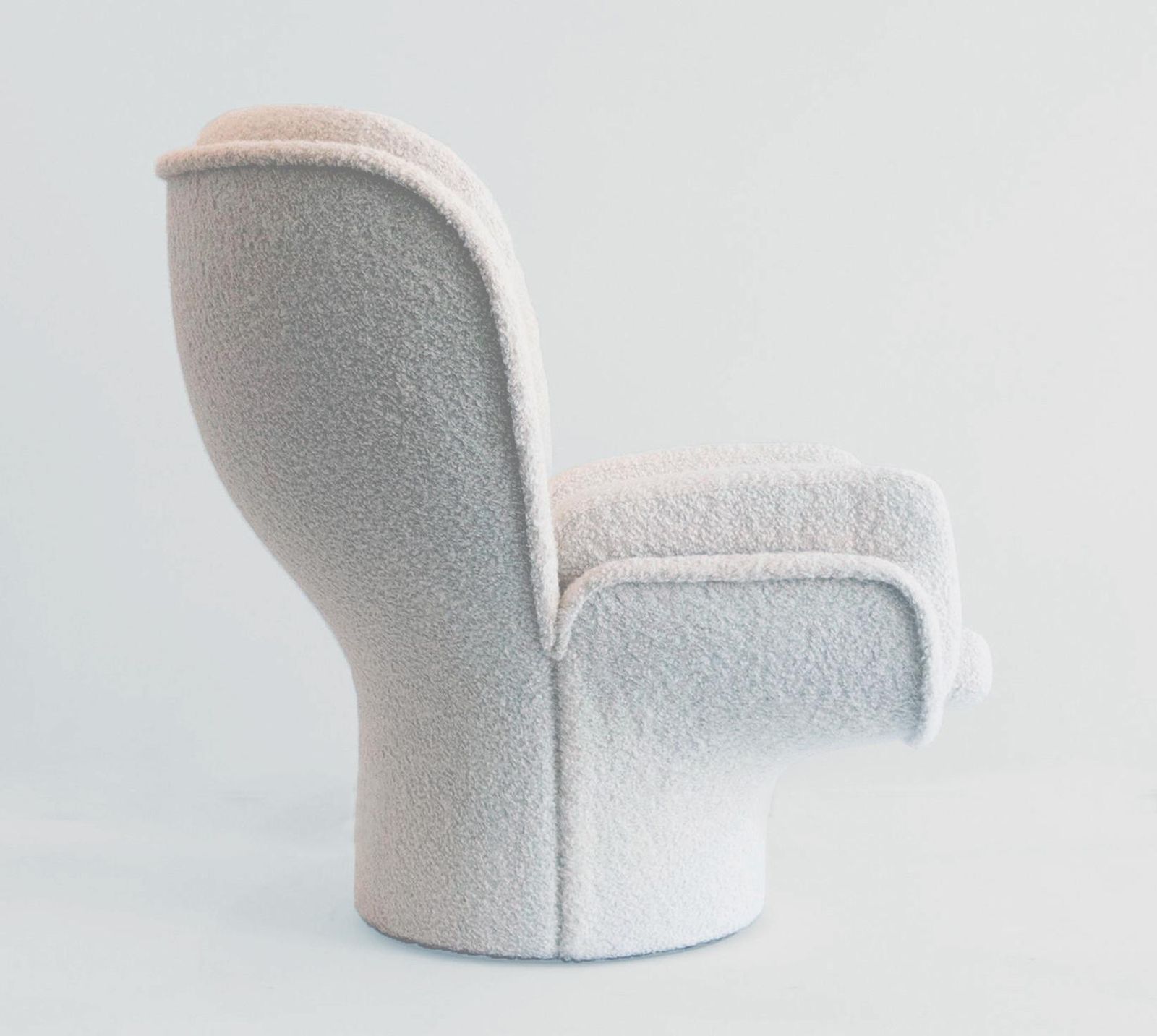 Joe Colombo Swivel "Elda" Italian Lounge Chair photo Furniture