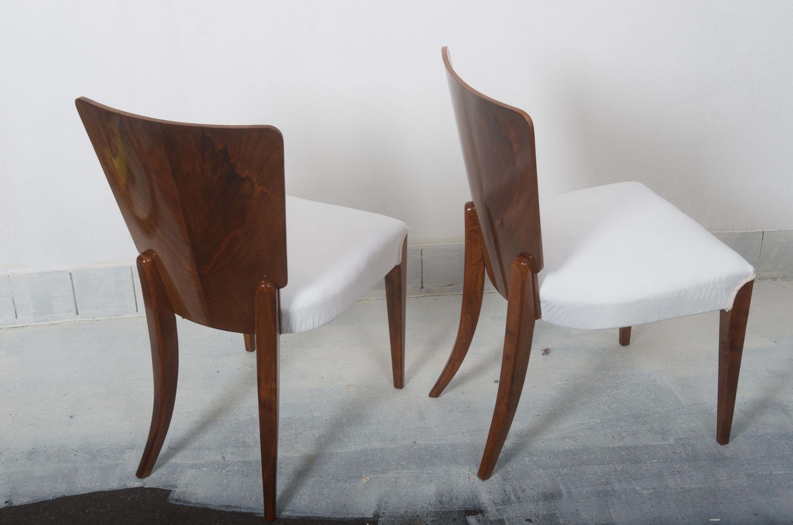 photo furniture Art Deco Dining Chairs By Jindrich Halabala