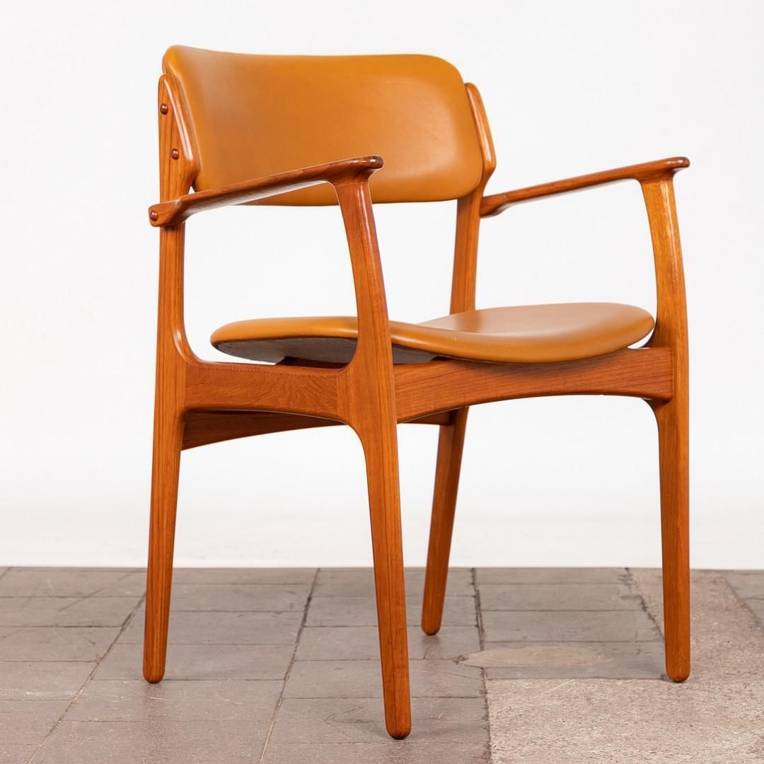 Danish Hardwood Armchairs Od 49 By Erik Buch photo for sale