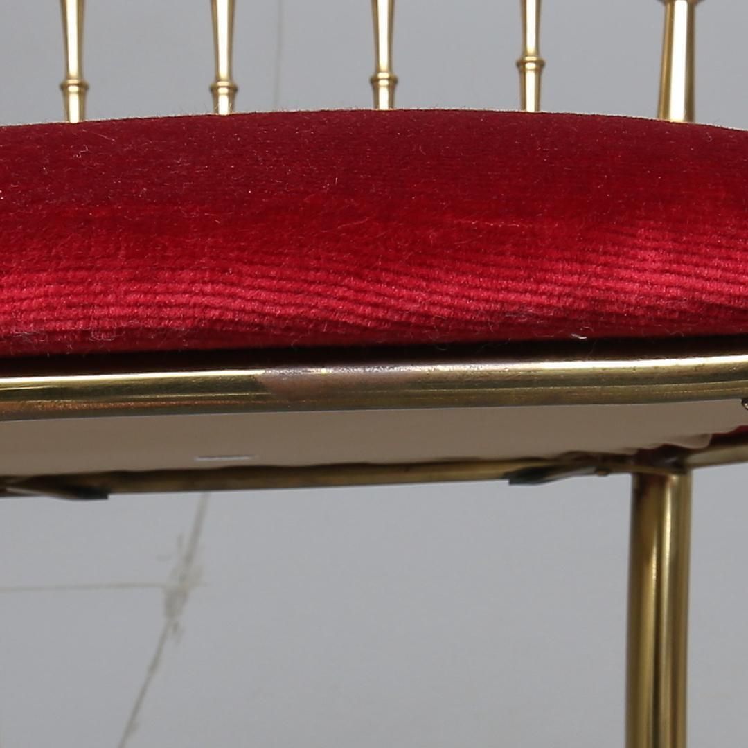 Midcentury Brass Ballroom Chairs By Giuseppe Gaetano Descalzi photo 817.0