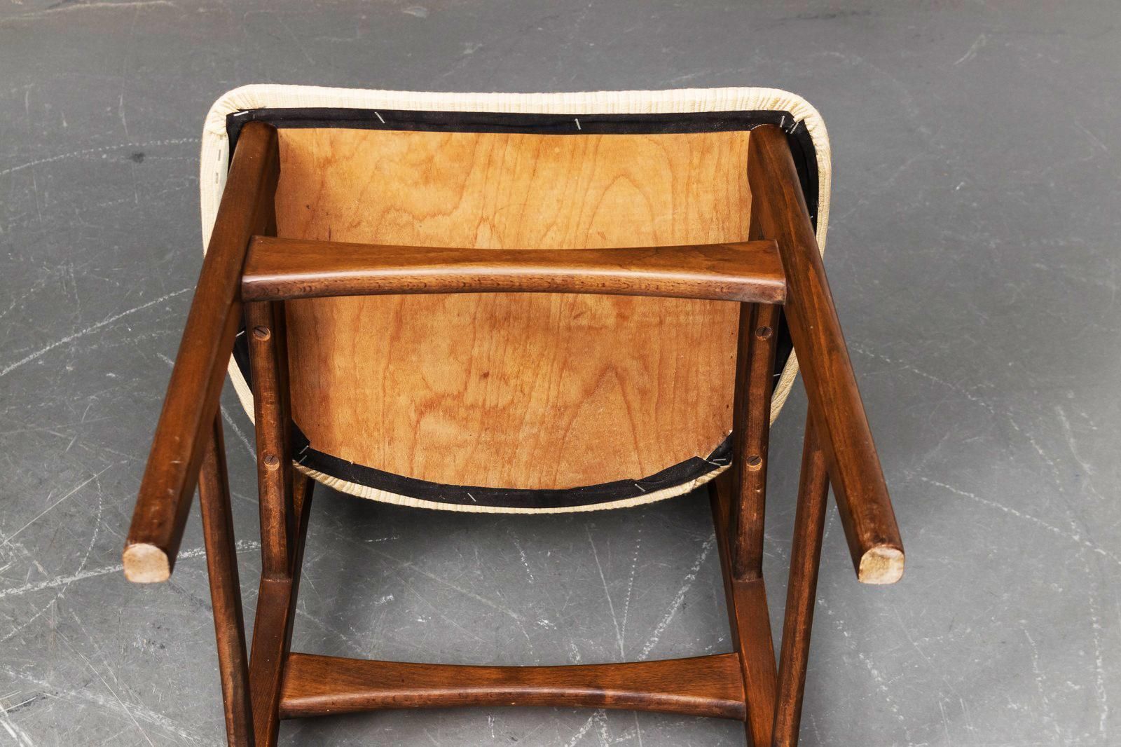 Set Of Four Dining Chairs By Ib Kofod Larsen For Christensen & Larsen photo buy