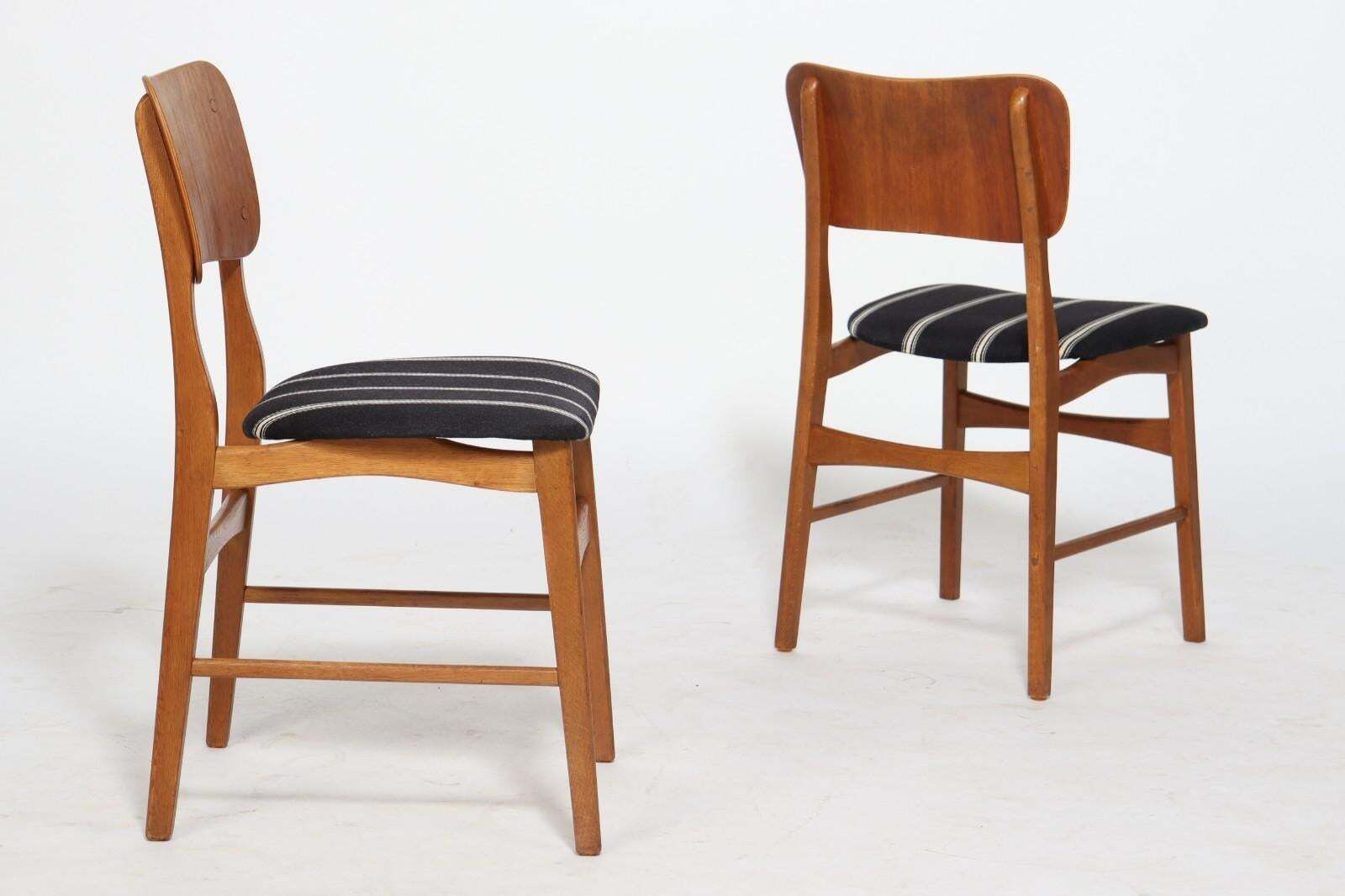 Set Van Vier Teakhouten Eetkamerstoelen Van Ib Kofod Larsen Voor Christensen & Larsen photo Meubels