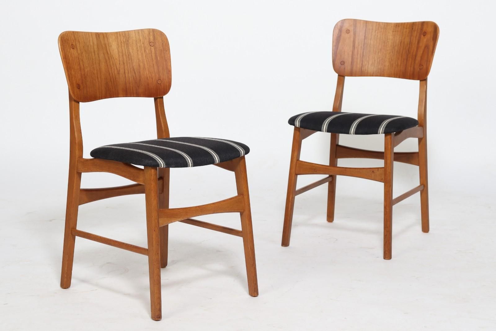 Set Van Vier Teakhouten Eetkamerstoelen Van Ib Kofod Larsen Voor Christensen & Larsen photo vinterior