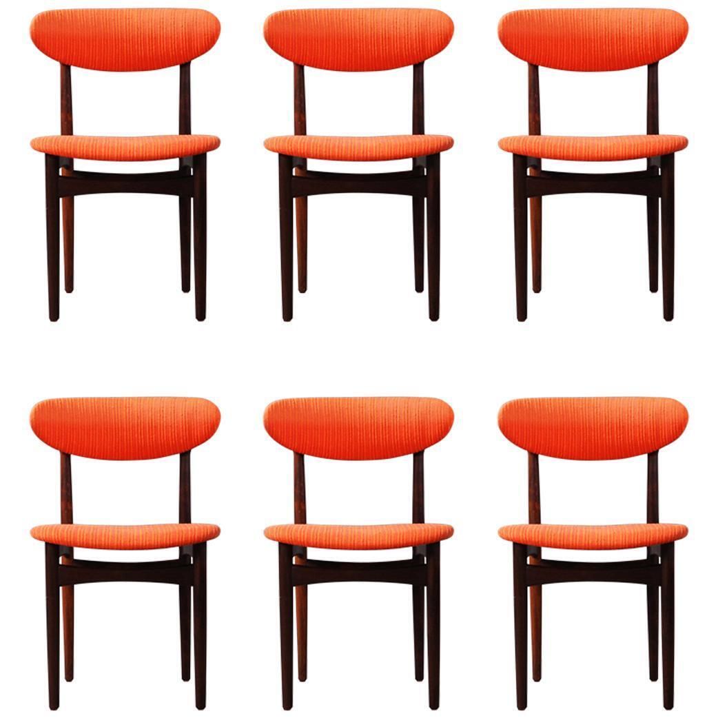 Set Of Six Dining Chairs By Scantic Furniture, 1960s