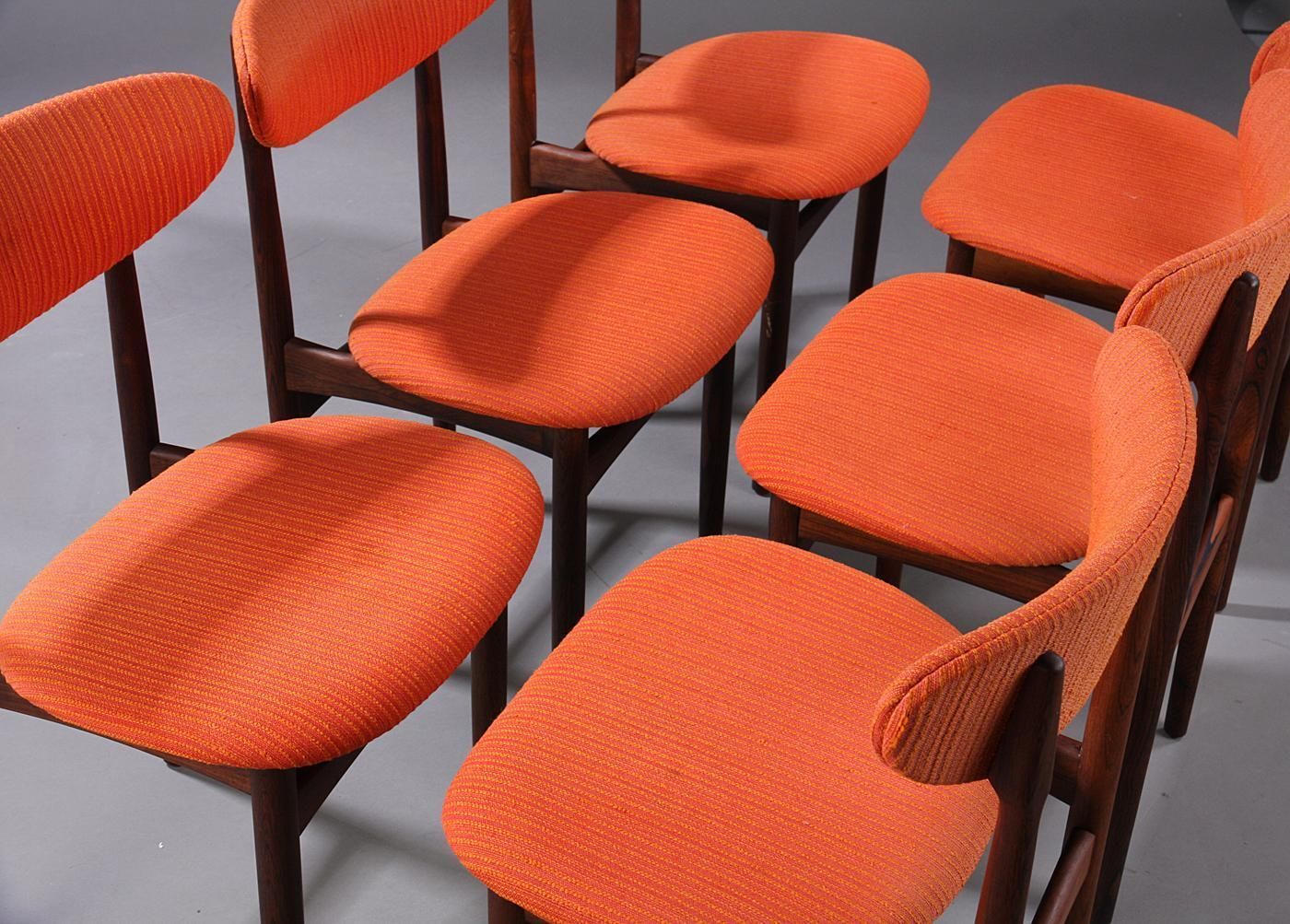 Set Of Six Dining Chairs By Scantic Furniture, 1960s photo for sale