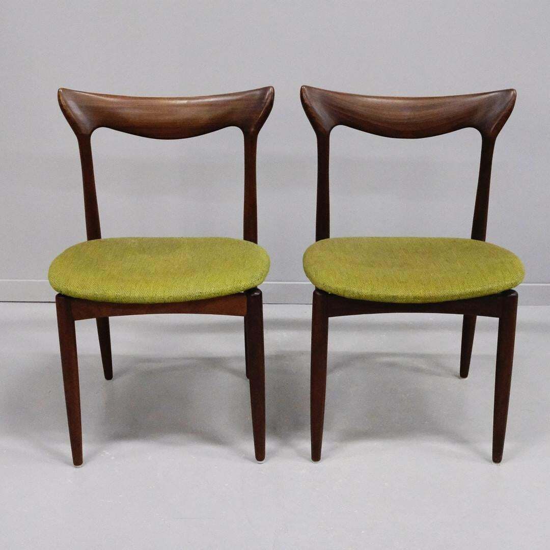 Set Of Four Danish Hardwood Dining Chairs By H. W. Klein For Bramin photo buy