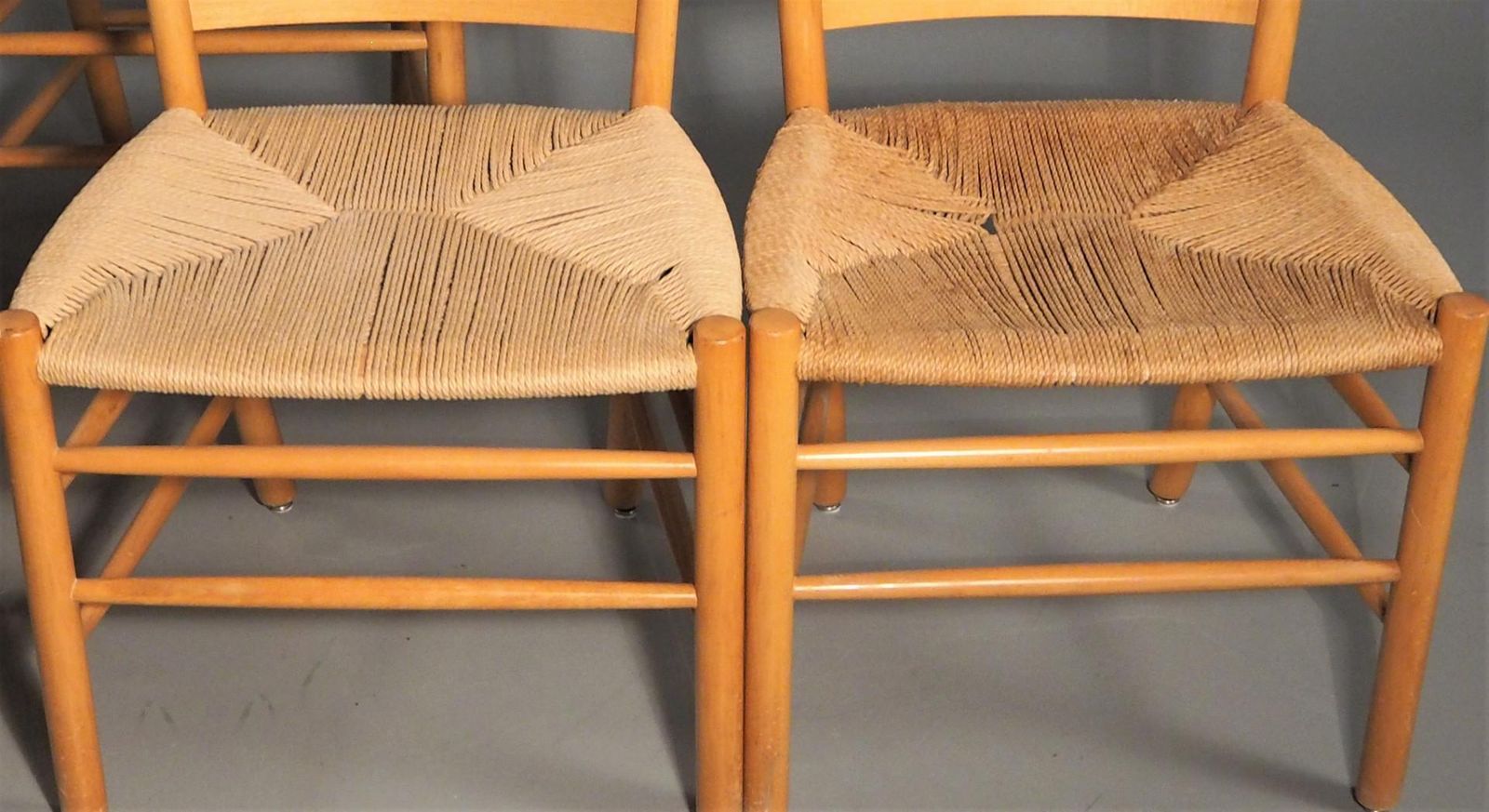 Set Of Six Dining Room Chairs "Kirkestolen" By Kaare Kllint For Fritz Hansen photo vinterior