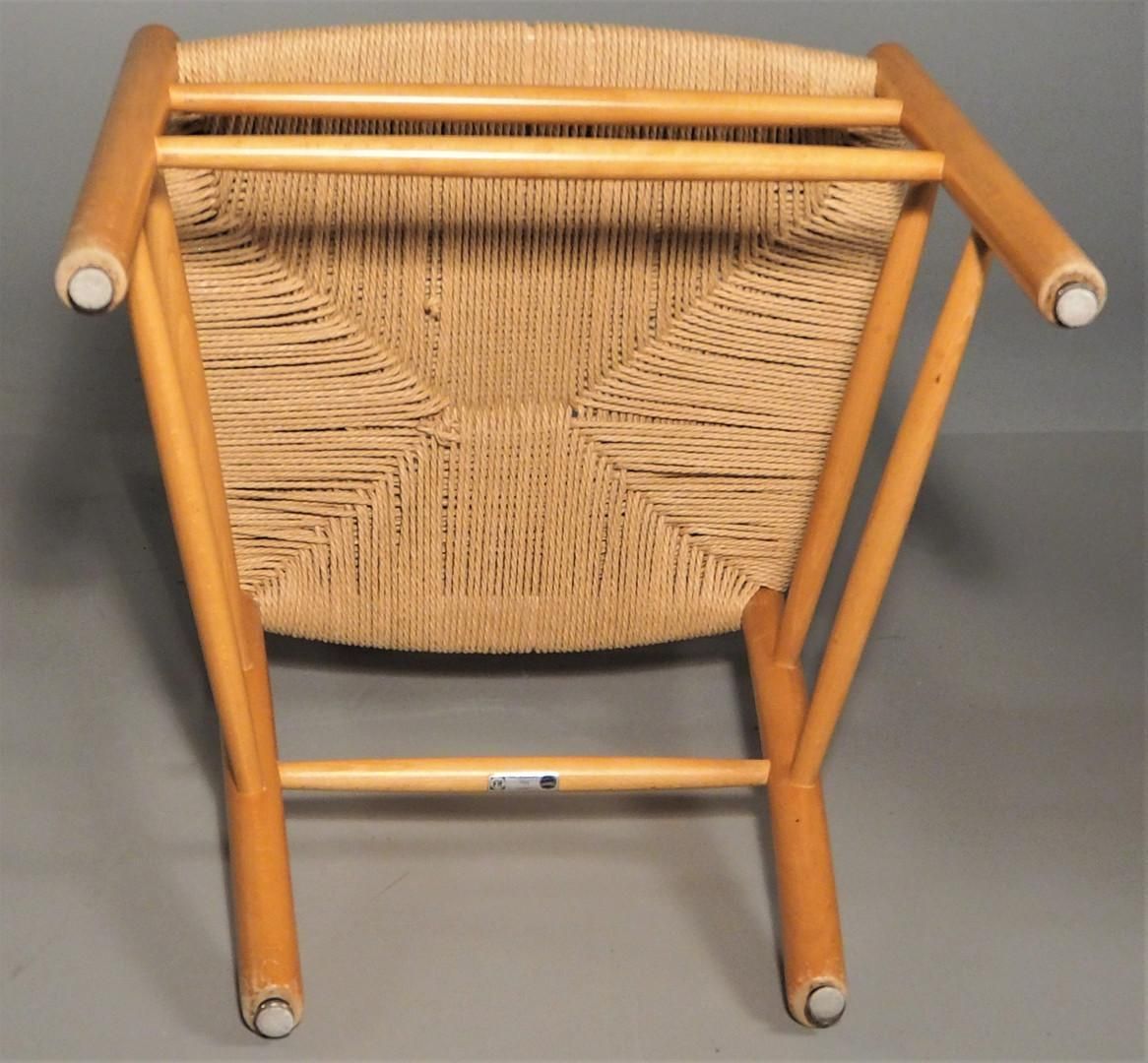 photo for sale Set Of Six Dining Room Chairs "Kirkestolen" By Kaare Kllint For Fritz Hansen