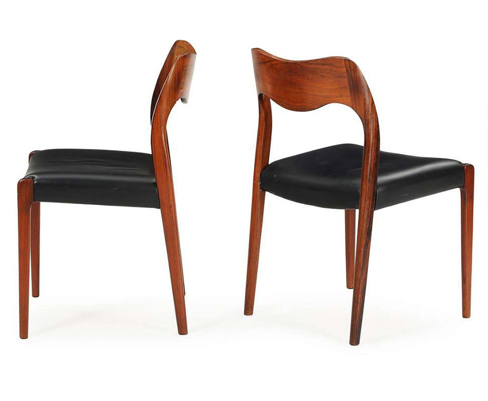 Hardwood Dining Chairs Model 71 By Niels Otto Møller photo furniture