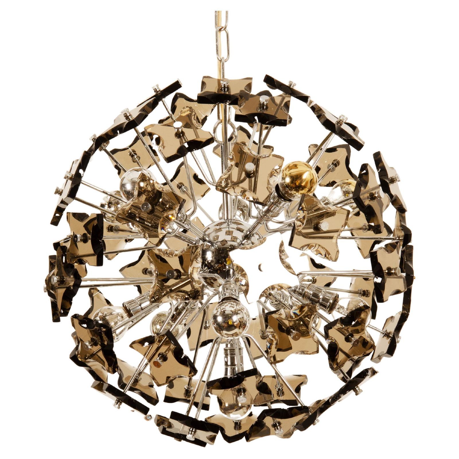 Glass Sputnik Chandelier By Fontana Arte