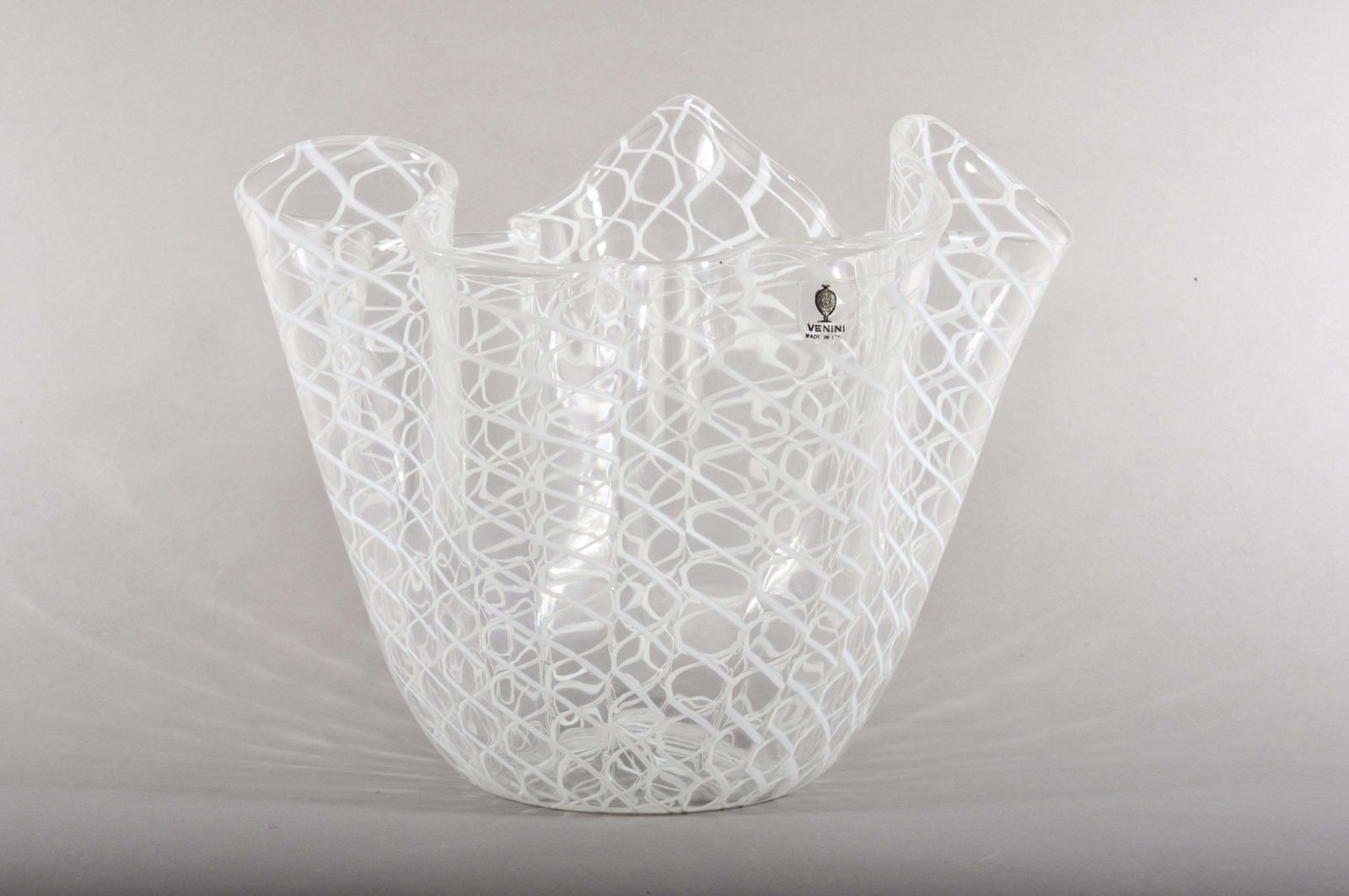 Large Fazzoletto Vase By Fulvio Bianconi For Venini Murano photo furniture