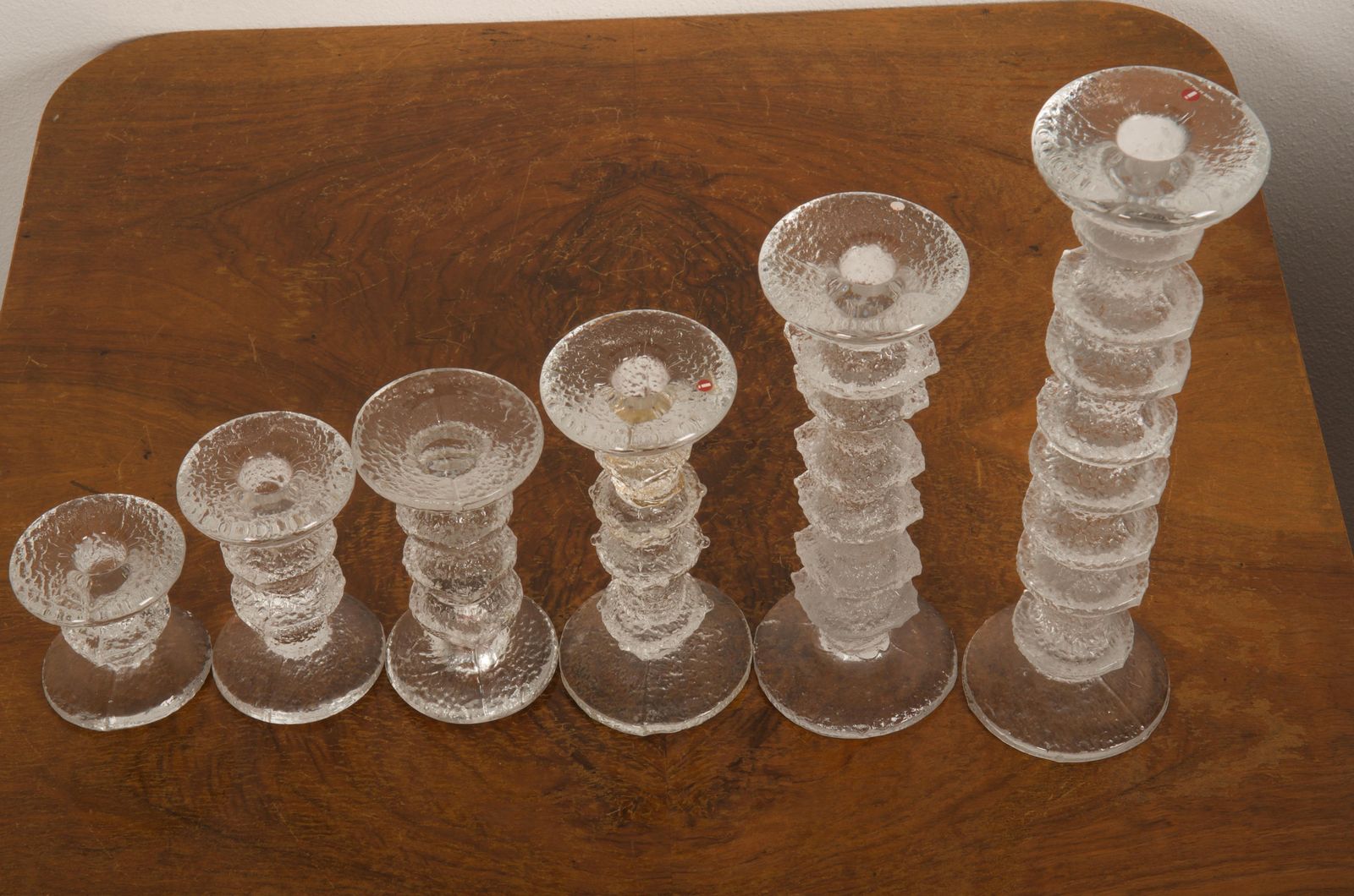 Set Of Six Timo Sarpaneva Festivo Candlesticks For Iittala photo 1080.0