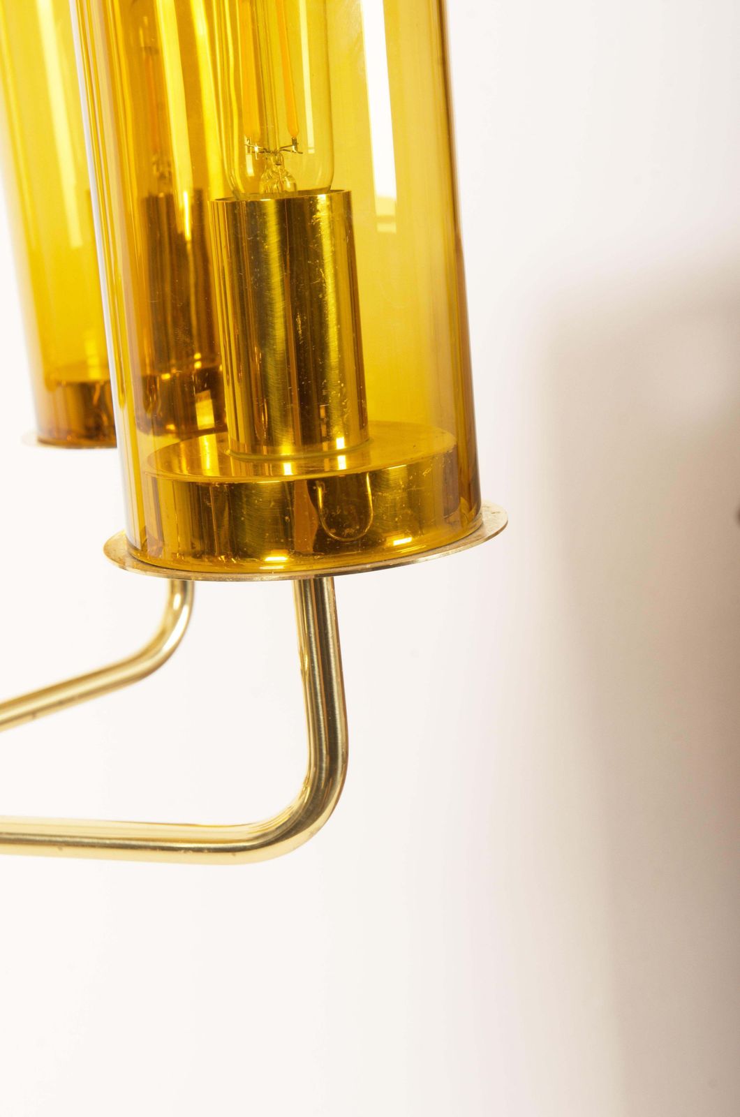 photo furniture Brass And Glass Tube Chandelier T434 5 Sonata By Hans Agne Jakobsson