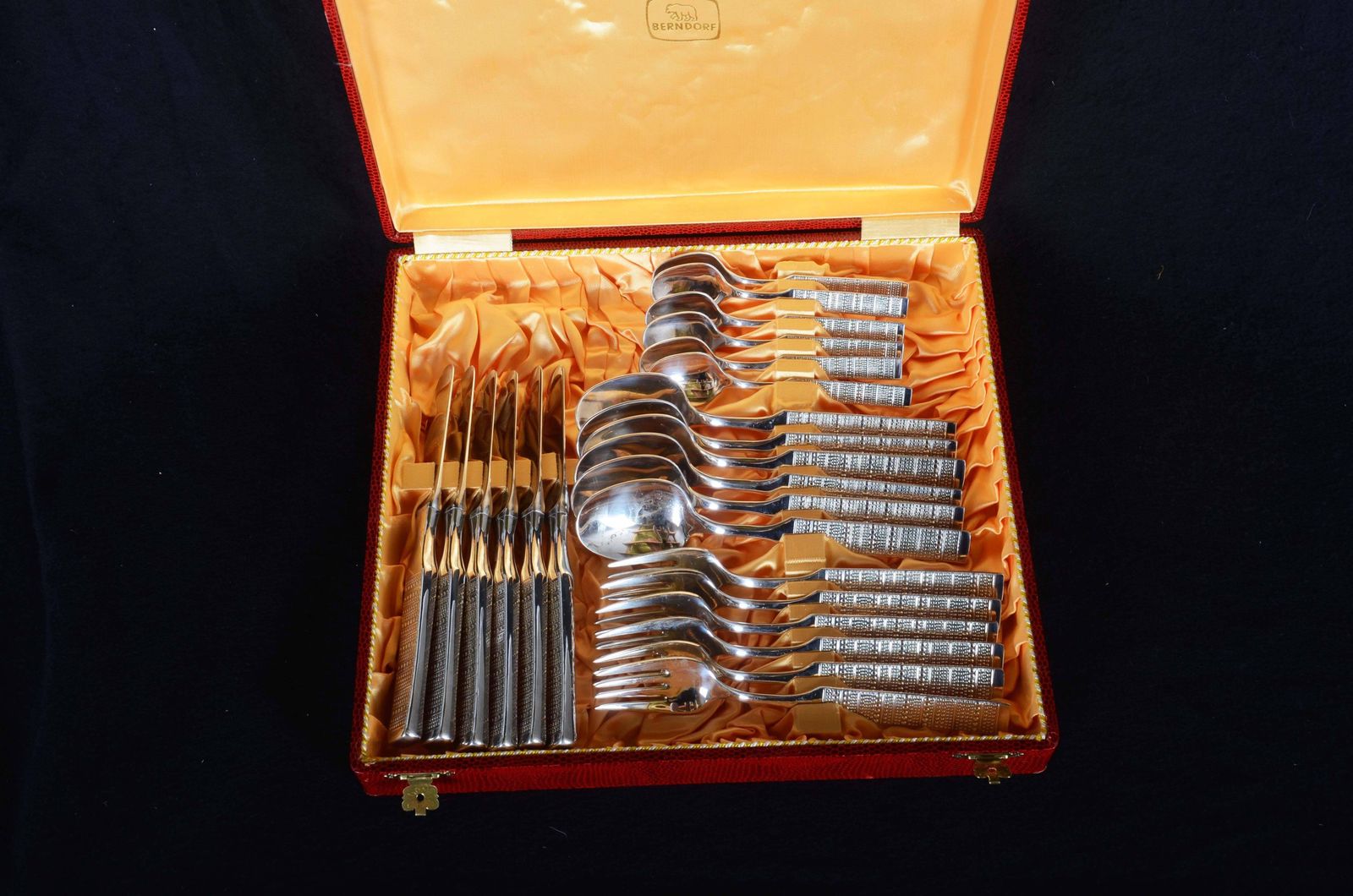Ausrian Flatware, Cutlery Set By Berndorf photo vintage