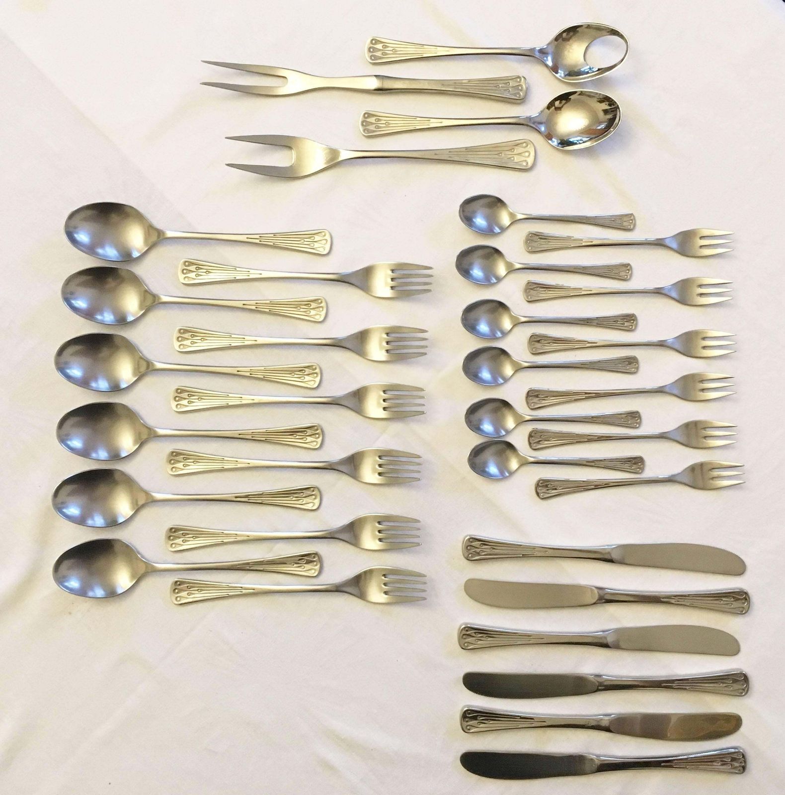 Flatware, Cutlery Set By Berndorf Model 9100, Charleston photo furniture