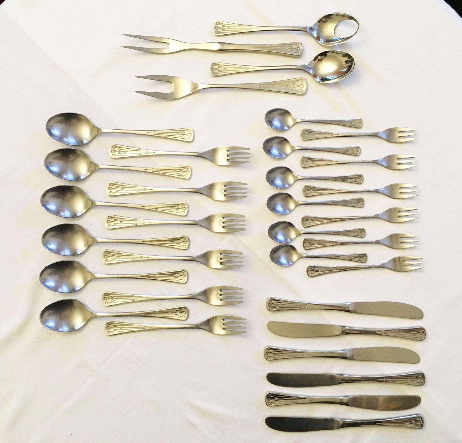 Flatware, Cutlery Set By Berndorf Model 9100, Charleston photo Home Decor