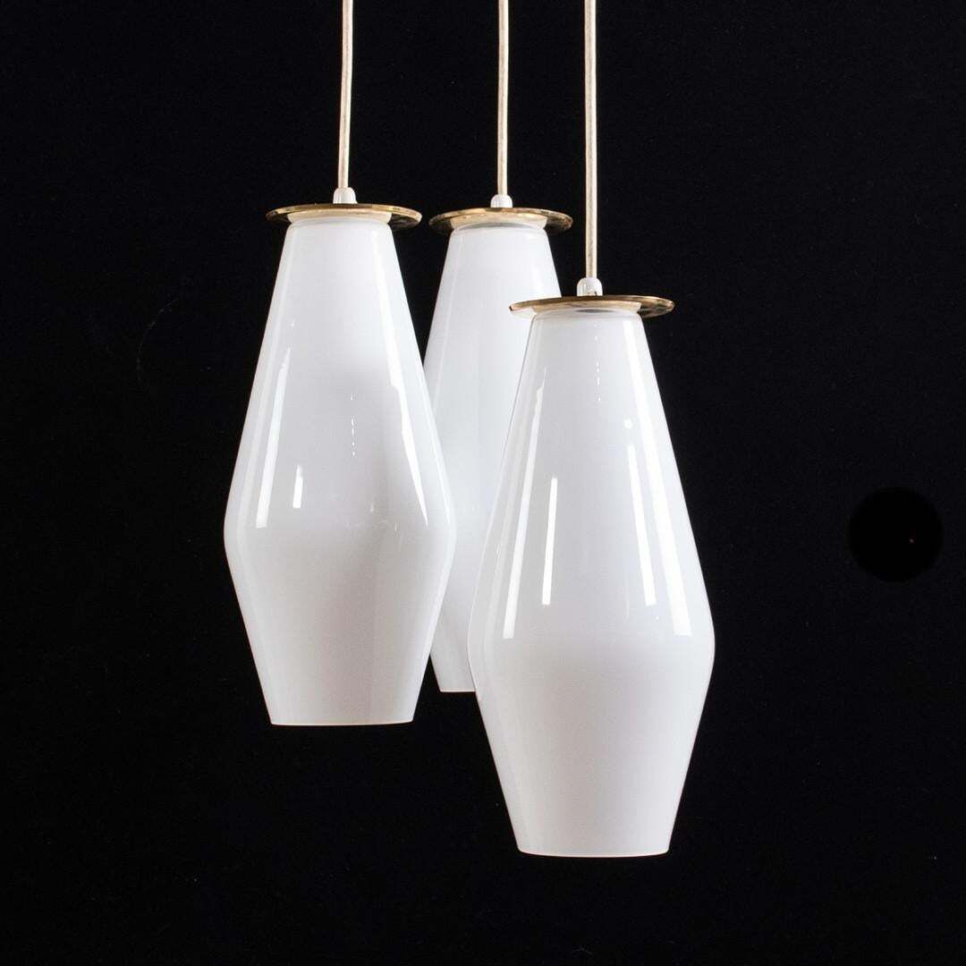 Paavo Tynell Opaalglaze Hanglamp photo for sale