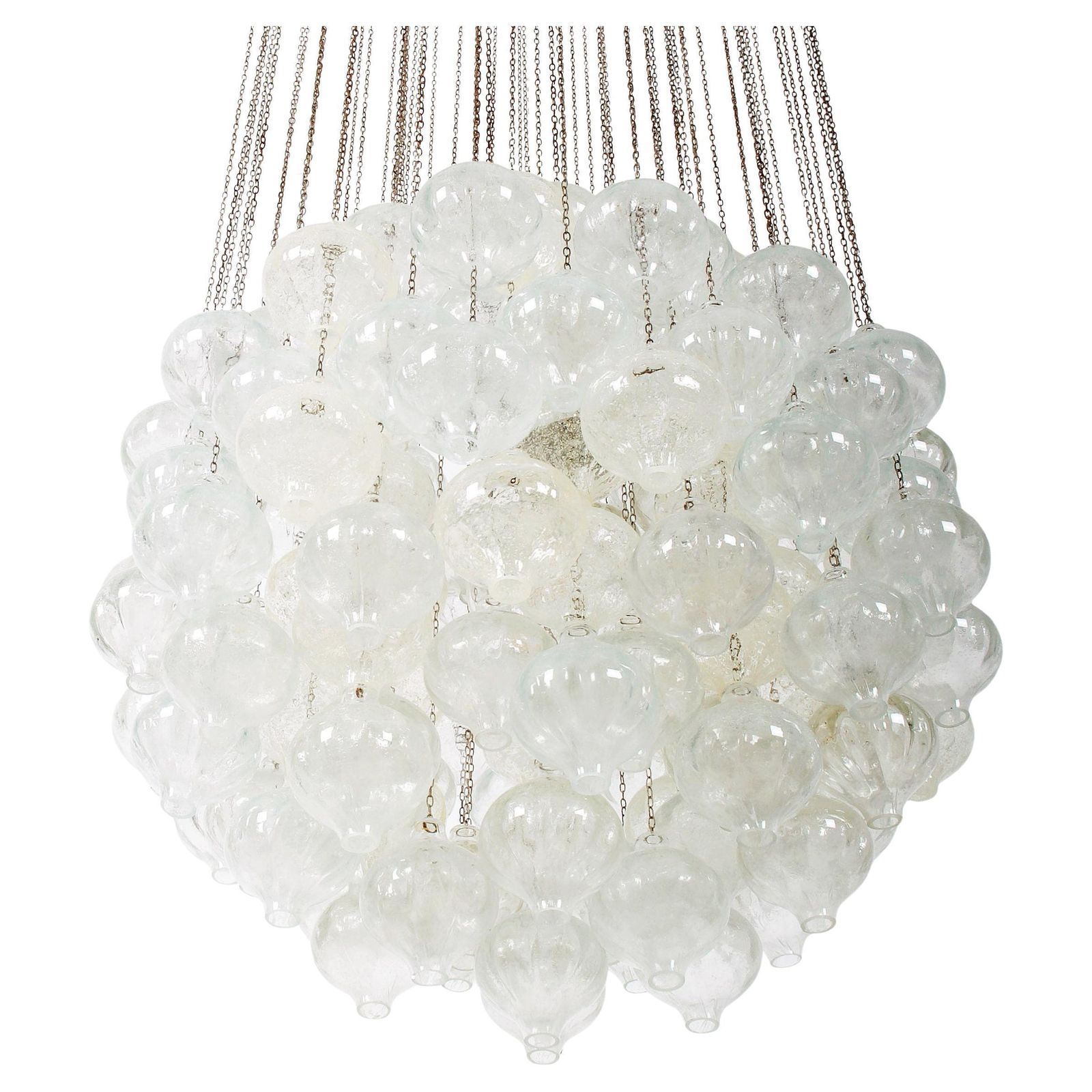 Mid Century "Tulipan" Chandelier By J.T. Kalmar