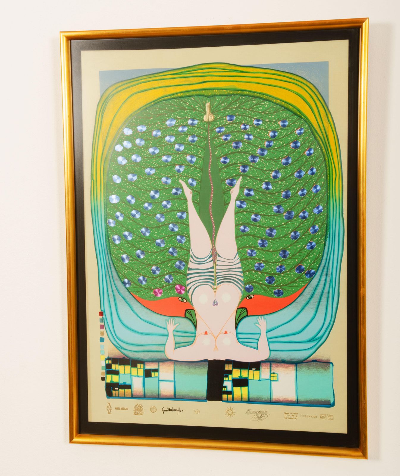 photo for sale Friedensreich Hundertwasser "Hommage A Schröder Sonnenstern"