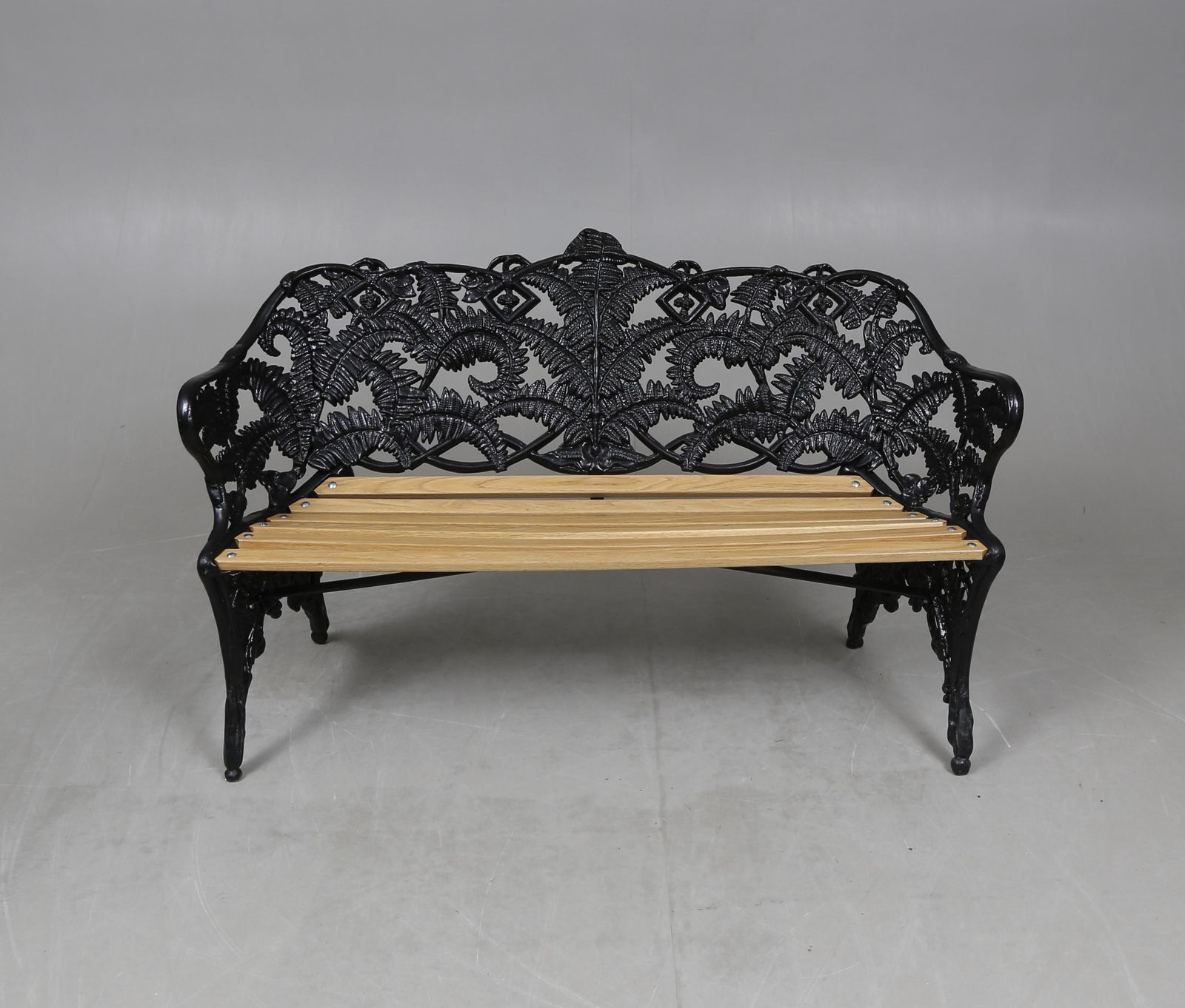 Swedish Park Garden Steel Bench Settee photo Garden Furniture