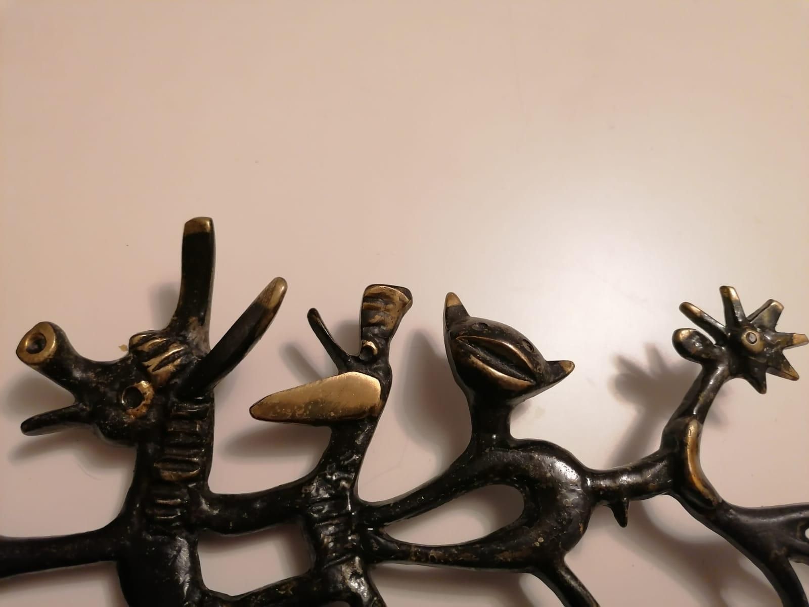 Rare "Bremen Town Musicians" Key Hanger By Walter Bosse photo 757.0
