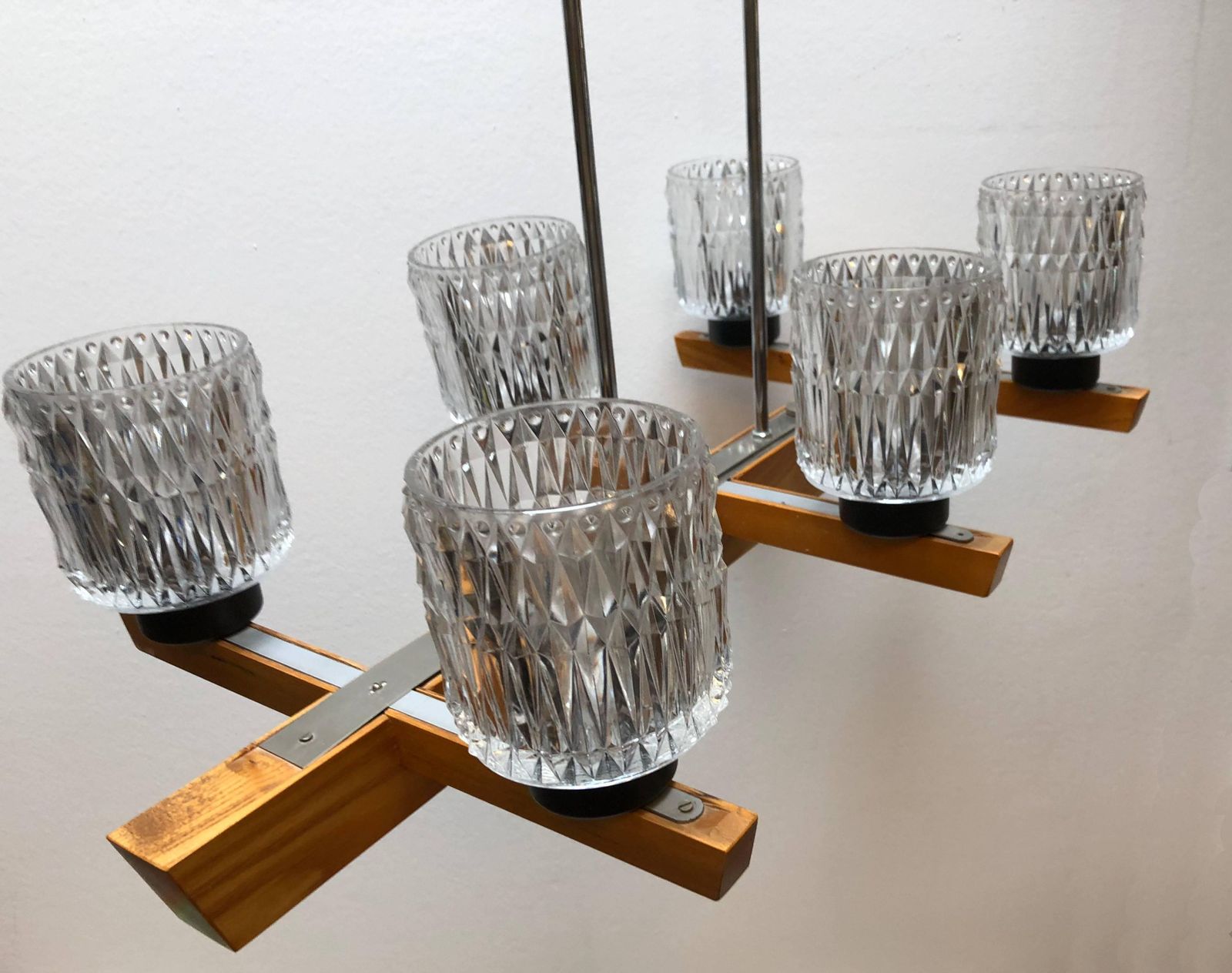 Elongated Suspended Lamp Chandelier In The Style Of Kalmar photo 1460.0